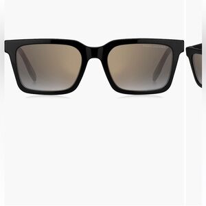 Marc Jacobs Black Square Sunglasses with Brown Gradient Lenses 53mm